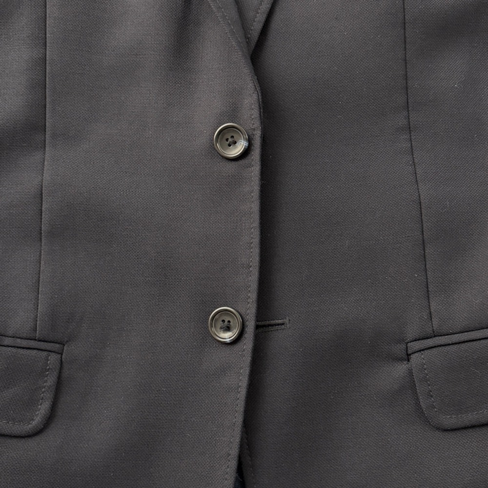 Tommy Hilfiger Mens Black Wool Blend Two Button Blazer Sport Coat 38R 78E5365 - Picture 12 of 16